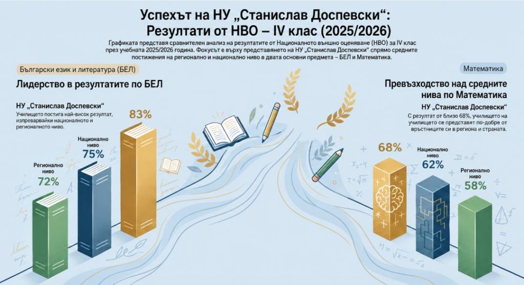Учениците на НУ "Станислав Доспевски" отново показаха, че знанието има дом! - НУ Станислав Доспевски - Самоков